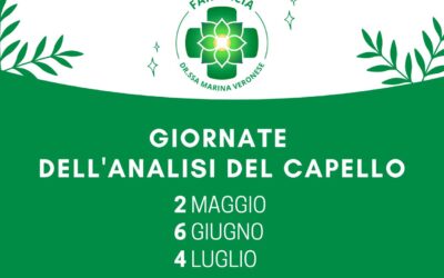 Celebriamo le Giornate dell’Analisi del Capello: 2 Maggio, 6 Giugno e 4 Luglio